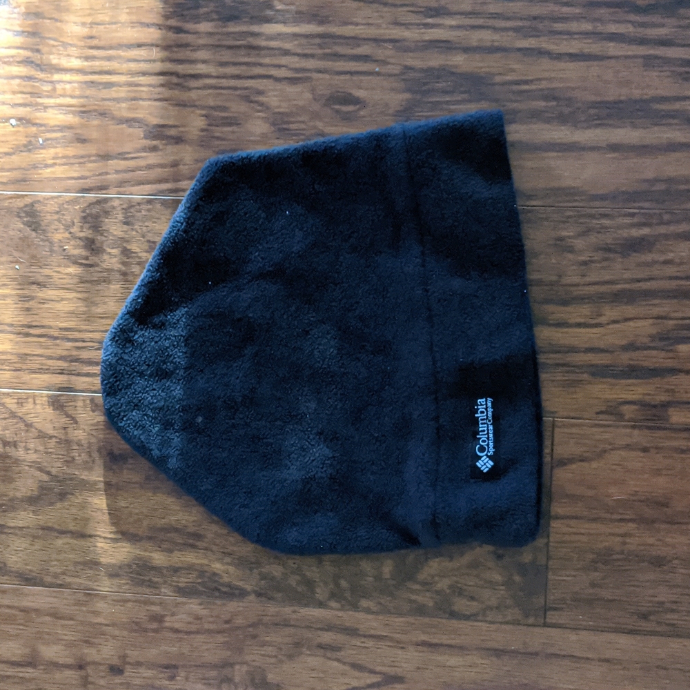Black Fluffy Beanie